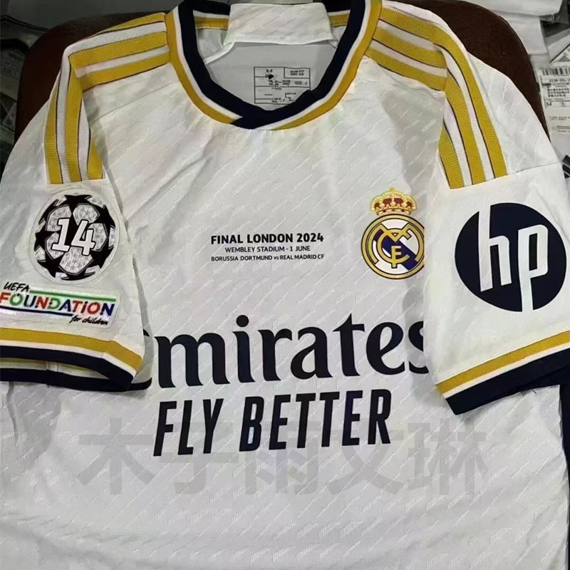 2324 Real Madrid home jersey Champions League final version player…