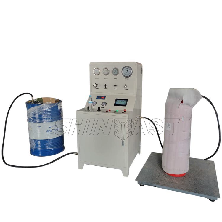 IG541 бутылка из углекислого газа, оборудование для обнаружения пожарного баллона, линия обнаружения бесшовного сварочного цилиндра