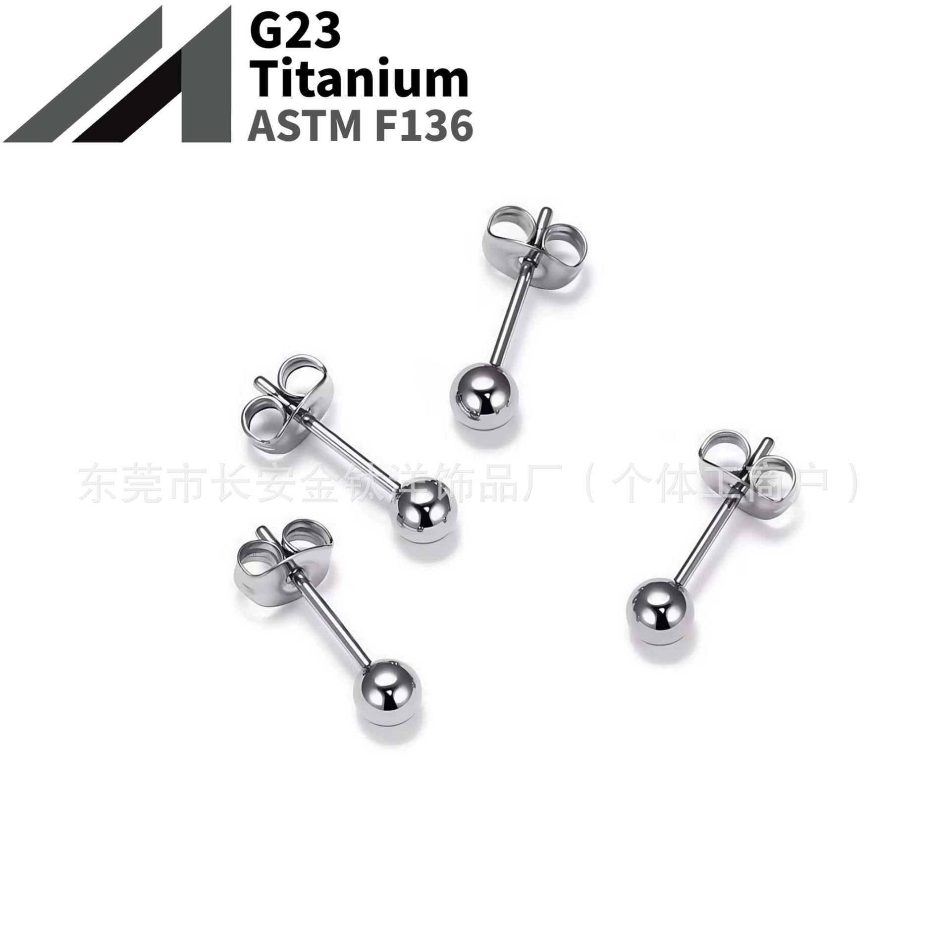 16G labret stud size and finish detail
