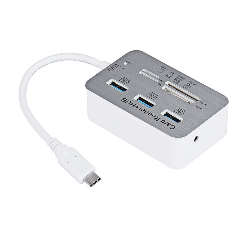 619 USB3.0 комбинированный USB3.0-хаб с картридером — USB3.0 кардридер+хаб в одном