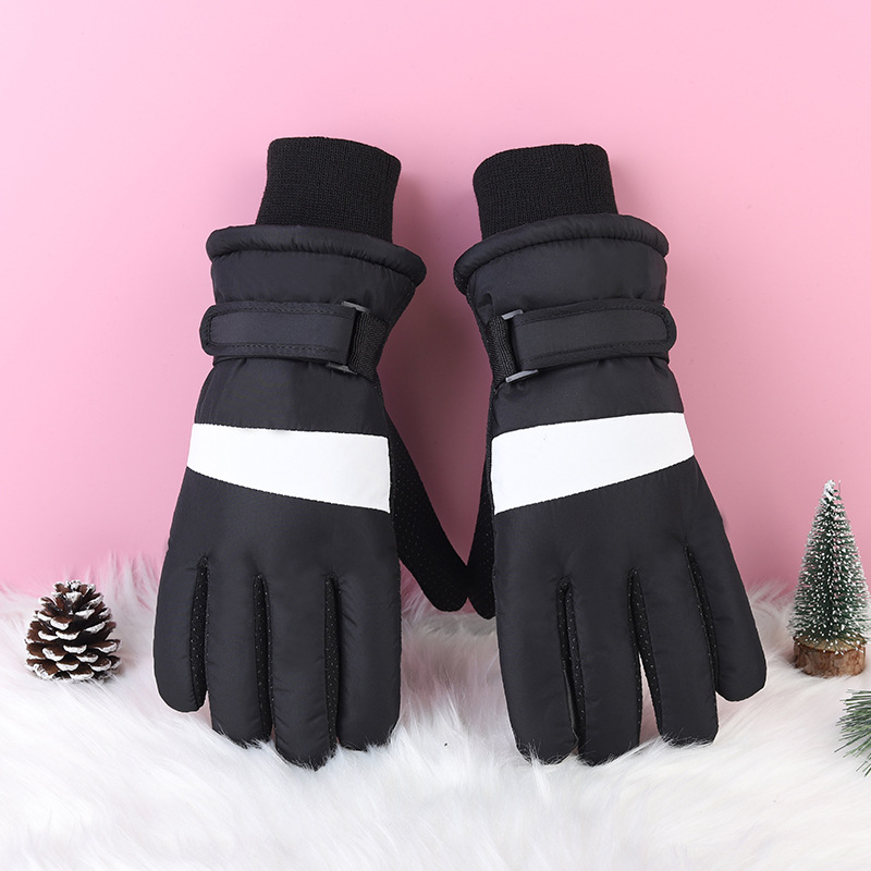 Personalizado logotipo de texto publicitario para enviar regalos corporativos de invierno para hombres y mujeres guantes calientes impresión personalizada invierno