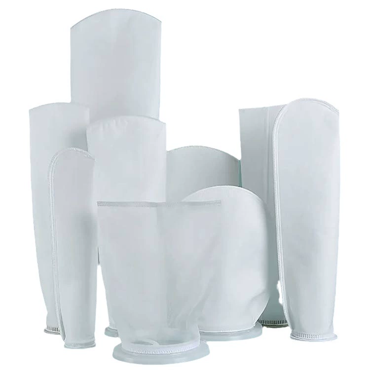 Фильтр осадка PP PE фильтр мешок размер 180*810 * 50um пластиковое кольцо