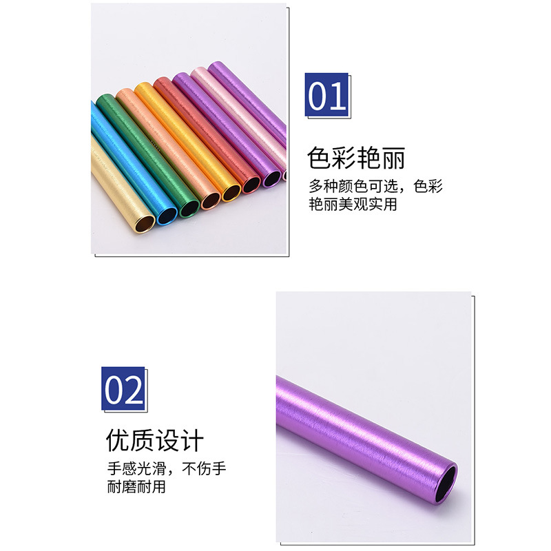 Running sport professional track and field competition standard 3.8CM oxidized custom IAAF wholesale aluminum relay baton