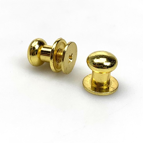 Gold Zinc Alloy Conventional Head Nipple Screw Drawer Handle Tool Hardware Accessory