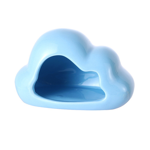 Hamster ceramic nest creative cloud pet nest summer cooling room cross-border new hamster igloo