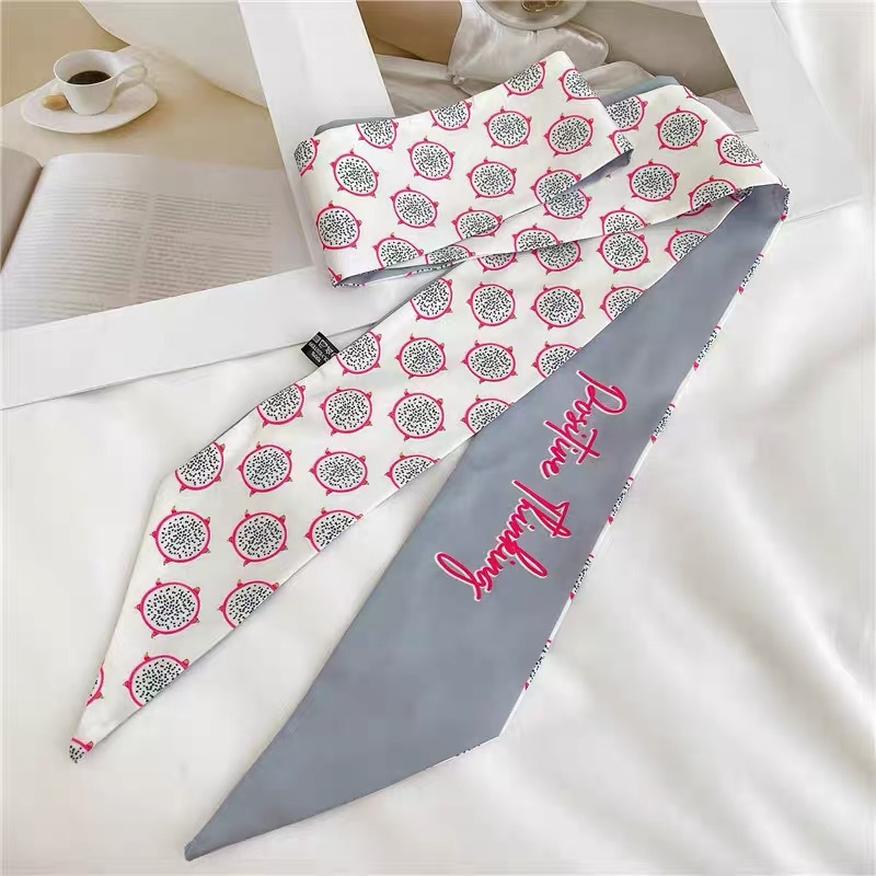 Estilo francés Internet celebridad bufanda banda para el cabello Niñas vintage pajarita banda para el cabello largo Corea del Sur ins cuerda para el cabello accesorios para el cabello