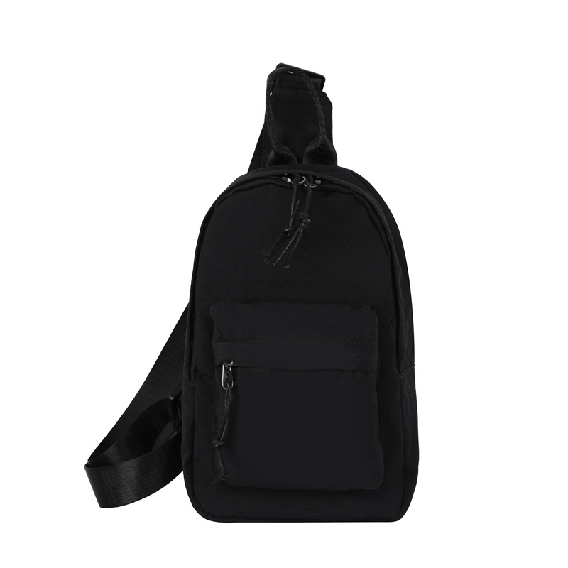 Bolsos para niños coreanos de nuevo estilo, deportes de ocio, bolsos de pecho para niños y niñas geniales, monedero de viaje para niños de color sólido simple