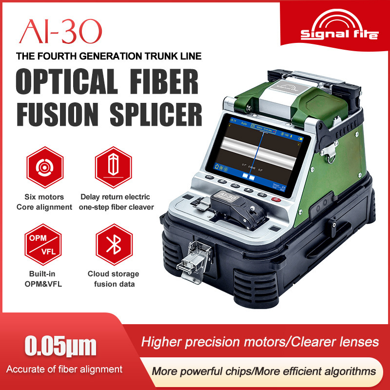 AI-30 High Precision High Clarity More Efficient Intelligent Fusion Splicer Fiber Fusion Splicer