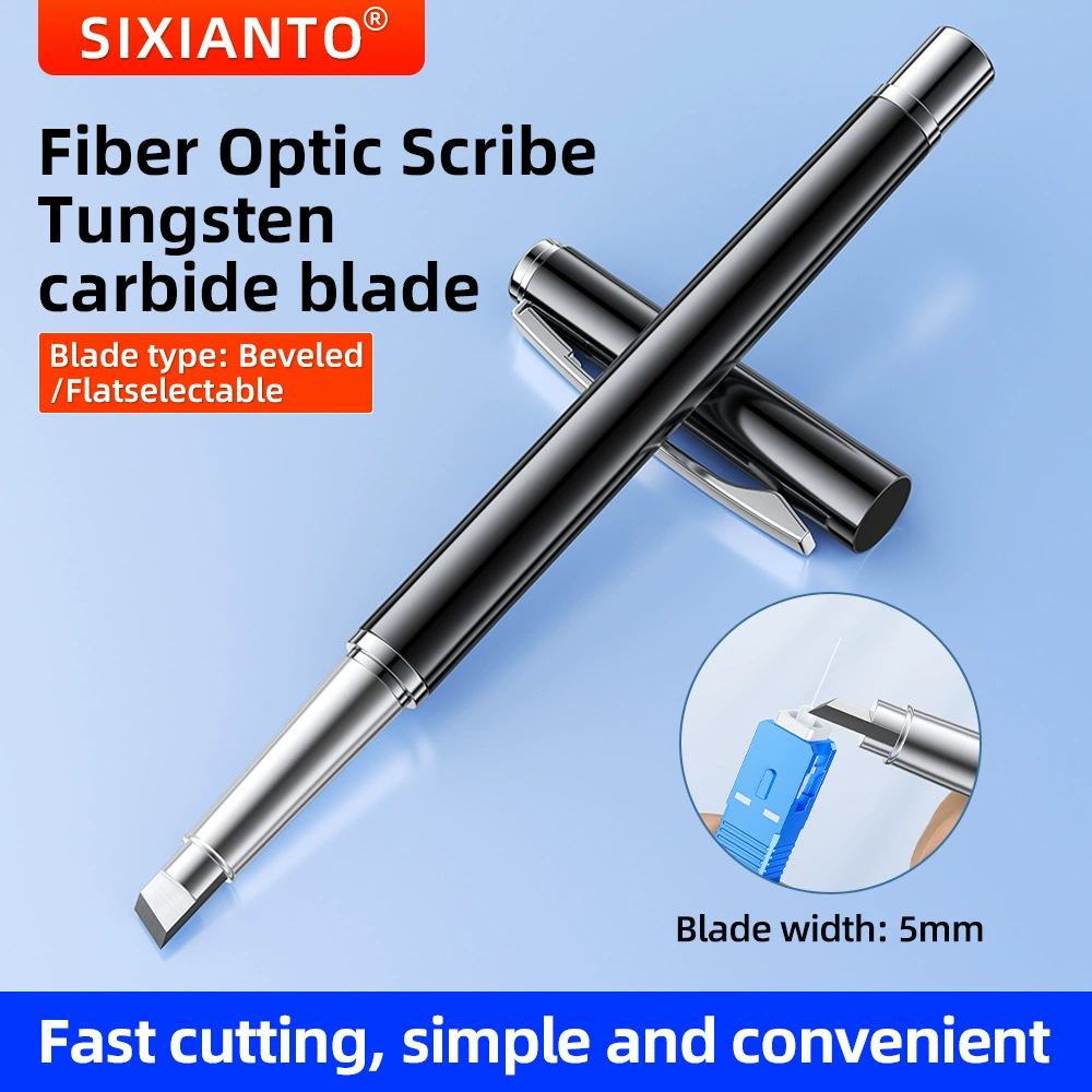 Ручка для резки оптического волокна ручка типа режущий нож Вольфрамовая сталь Ручка для хода голое волокно временный холодный шов резак диагональная Сменная режущая головка