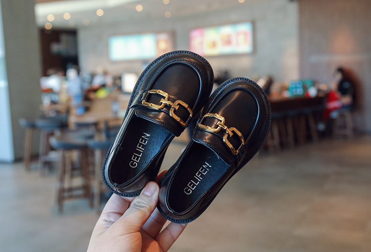 Meederchersschong am College-Stil, Loafers mat engem Fouss, nei Hierscht 2022 fir kleng Meedercher Liederschong, Kannerschong_voghion.com