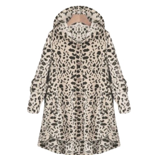 Amazon eBay 2025 Winter New Fashion Women's European and American Button Plush Top Asymmetrical Trend Brand Solid Color Coat