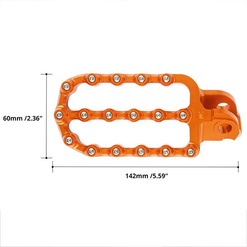 Stainless Steel Foot Pegs CNC Footrest for KTM Husqvarna 04-16