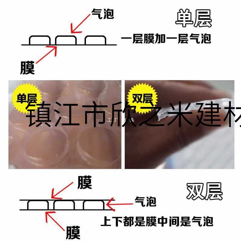 9YW双层加厚加宽气泡膜袋 快递打包发货防震泡沫垫 汽泡纸 批发批