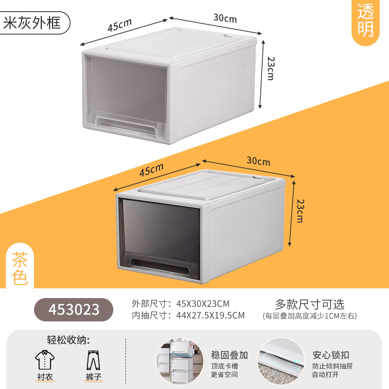 JEKO 収納ボックス引き出し型多層収納ボックスワードローブ衣類下着透明プラスチックキャビネット衣類層状アーティファクト|undefined