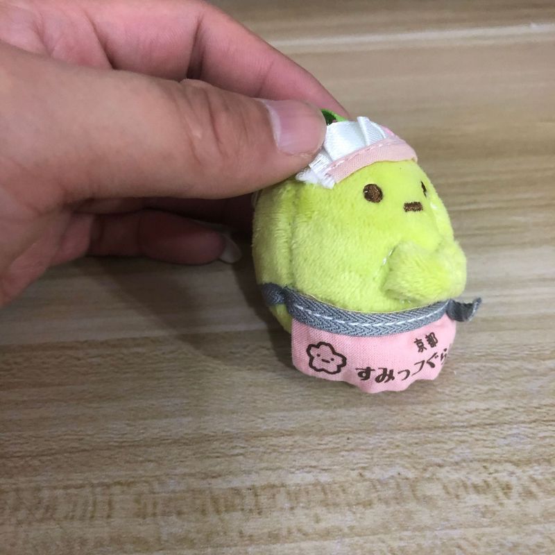 日本小紅書京都コーナー生き物清水坂桜抹茶団子ぬいぐるみ人形キーホルダーペンダント|undefined