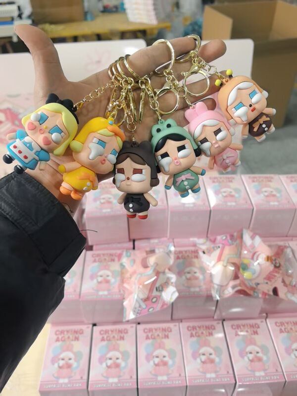 拉布布哭娃钥匙扣盲盒盲袋挂件泡泡玛特潮玩钥匙扣挂件公仔盲盒|undefined