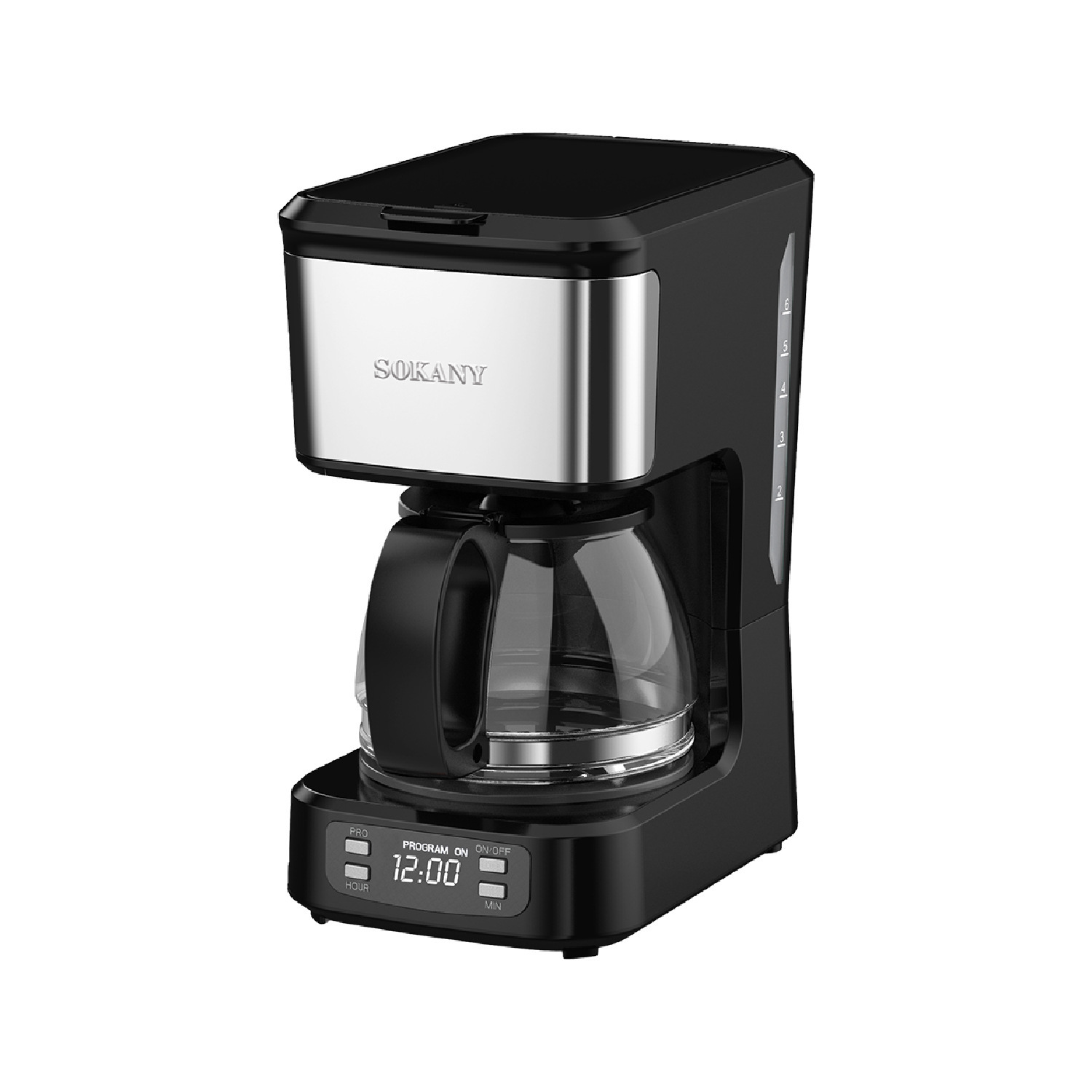 Cross-Border 04044 Coffee Machine 1.8L Drip Coffee Maker for Brewing American Coffee Coffee Maker Sokany