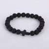 Retro round beads, fashionable trend bracelet, jewelry natural stone, accessory, European style, wholesale