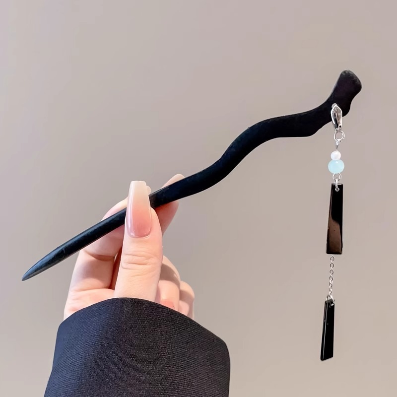 El estilo de alta sensación de miniatura caballo falda clip de cabello nuevo estilo chino tocado antiguo clip de cabello estilo nacional clip de cabello paso de cabello para mujeres image 55
