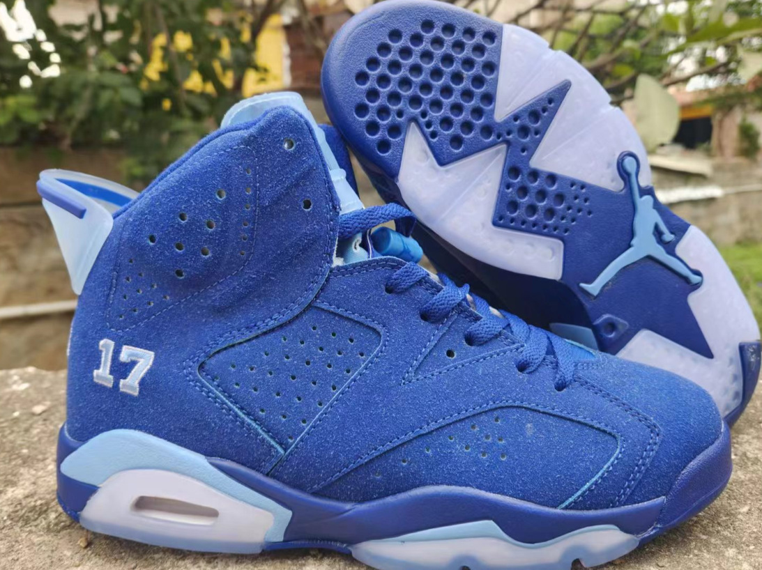 Zapatillas de Baloncesto Unisex AJ6 Cuero y Caucho Transpirable, Antideslizante para Deportes image 29