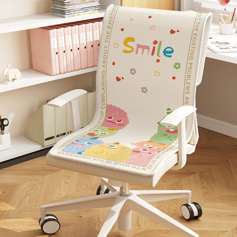 Monstruo de látex de Chenille, silla multicolor, para todas las estaciones.
