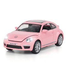 盒装）车模甲壳虫仿真模型1：32模型汽车合金儿童玩具