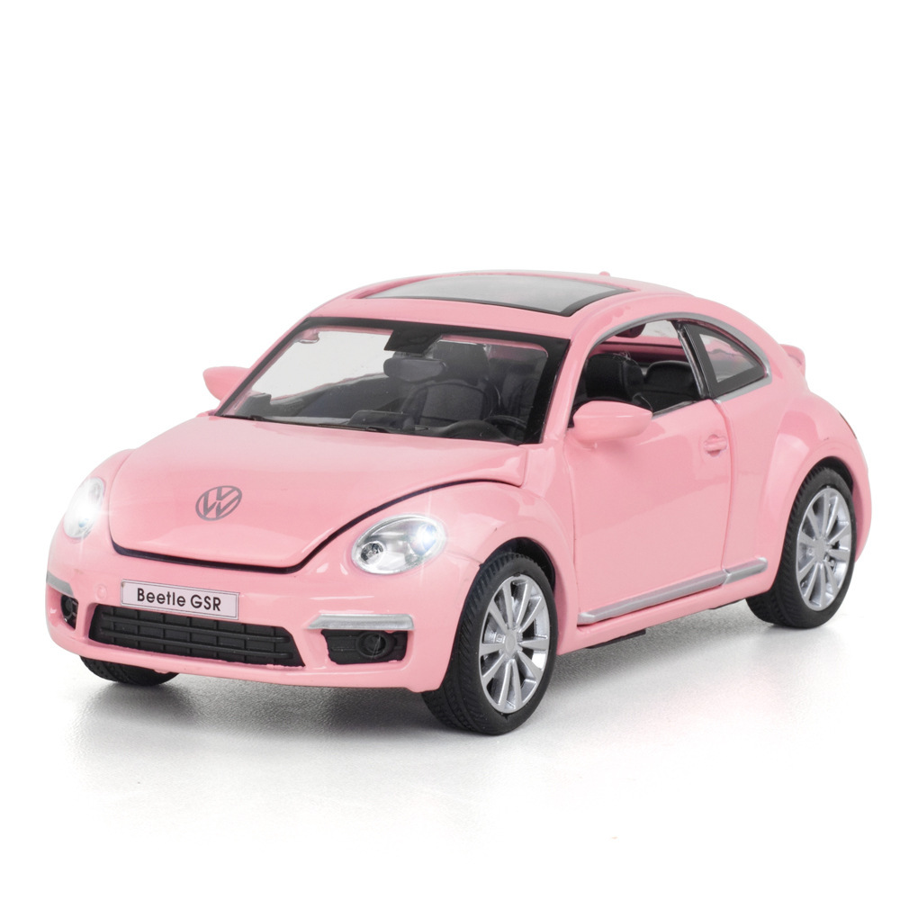 盒装）车模大众甲壳虫仿真模型1：32模型汽车合金儿童玩具