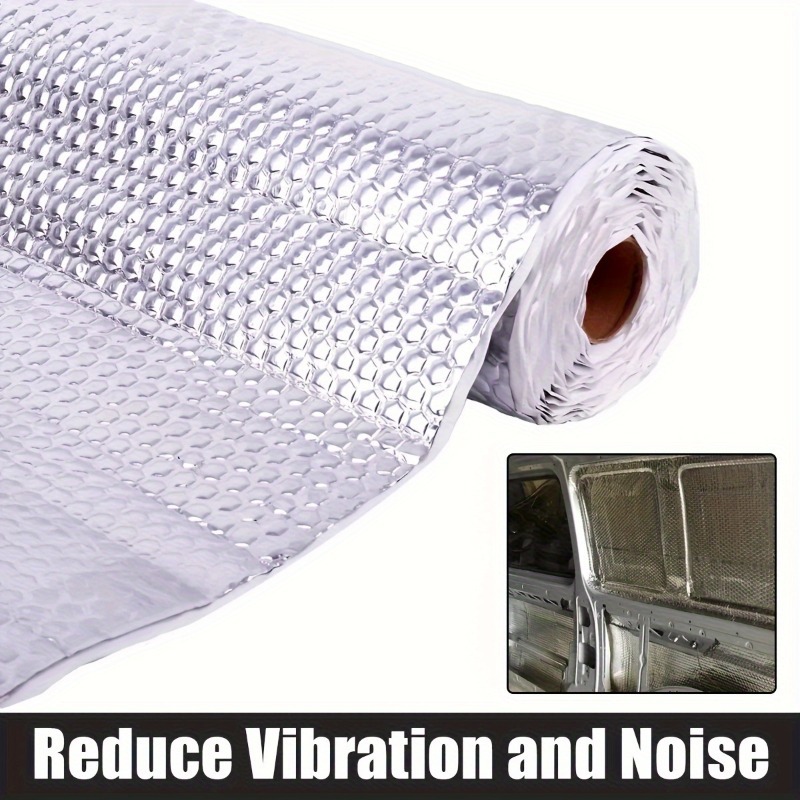 Wholesale Custom Single-Sided Aluminum Foil Car Soundproofing and Noise-Reducing Insulation Film for Roof, Factory, Water Pipes, and Bubbles