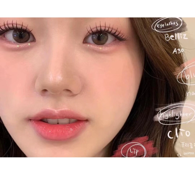 Накладные ресницы Curly U‑образные для удлинения, естественный эффект, корейский стиль