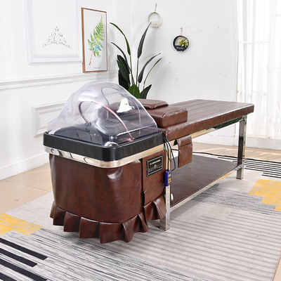 廠家銷售發廊洗頭美容床 頭療SPA護理全躺式 熏蒸按摩美發洗頭床