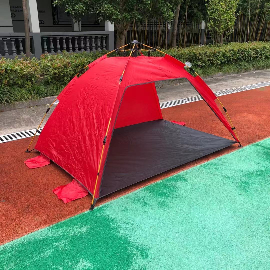 Travel automatic beach tent for double for fishing