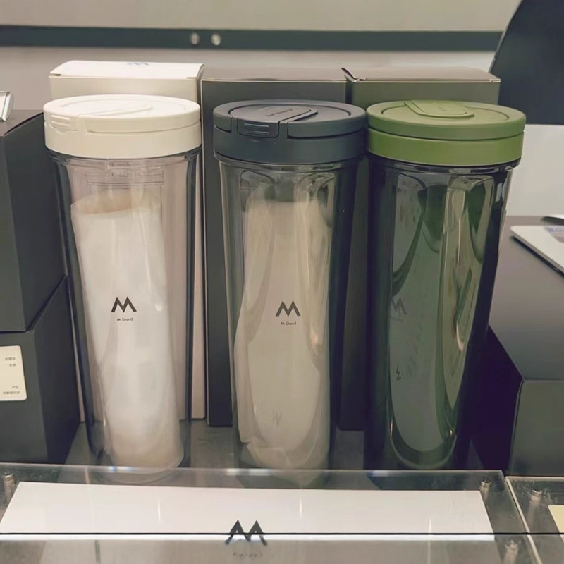 M Stand双层玻璃杯冻干咖啡套组超大容量500ml双层|undefined