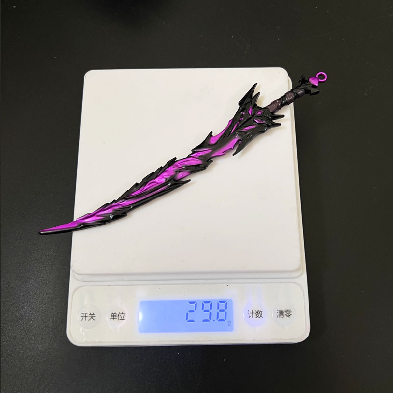 和平吃鸡游戏周边地铁弗拉迪尾刺金属兵器模型合金武器摆件21cm|undefined