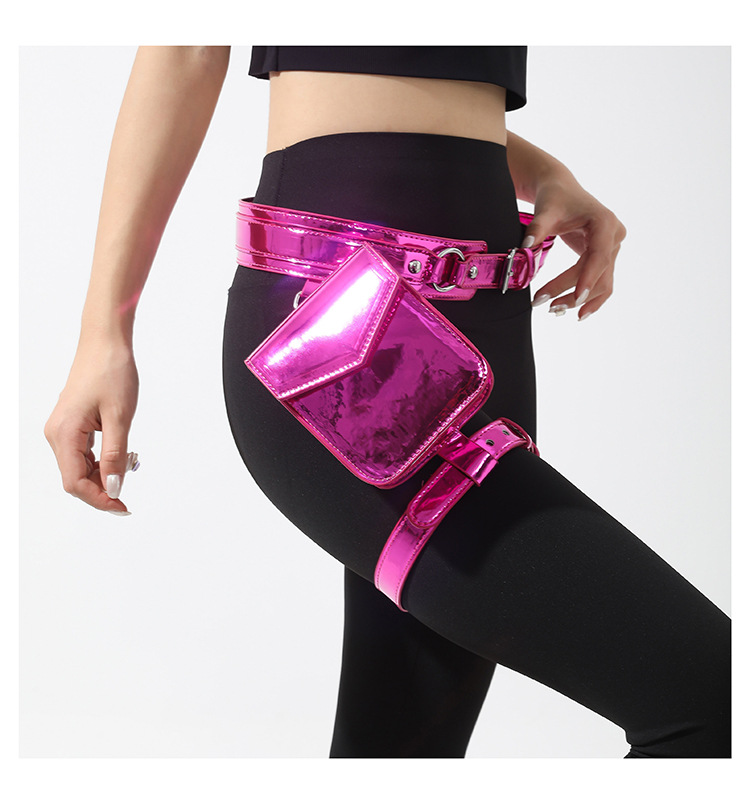 Women's Mini Pu Leather Solid Color Streetwear Magnetic Buckle Fanny Pack display picture 1