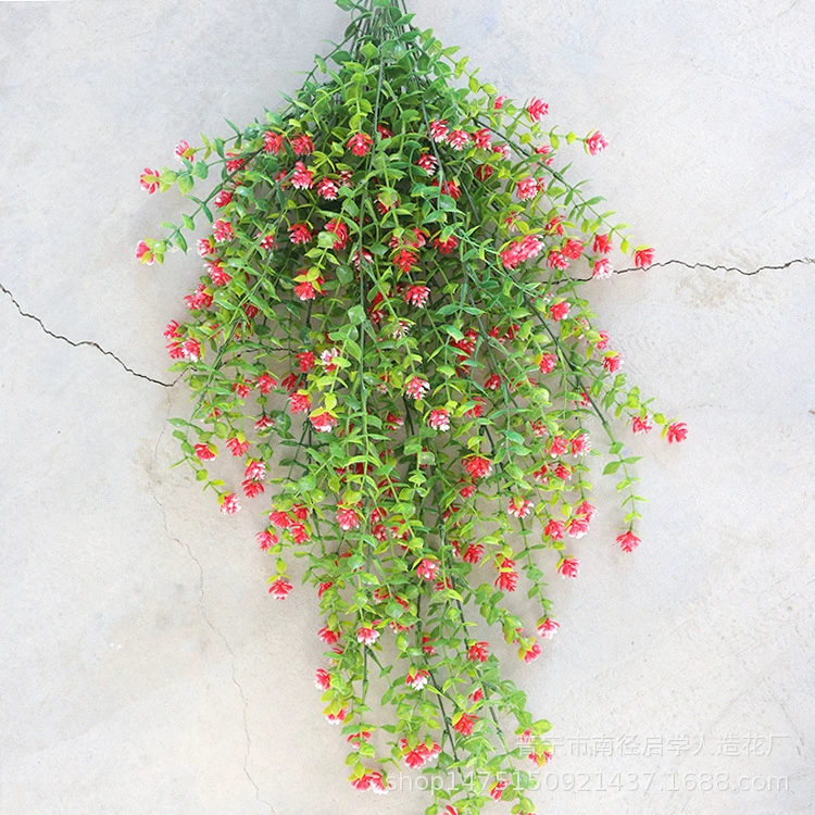 Производители оптовой трансграничной имитации эвкалипта камелии висит имитация виноградной лозы и орхидеи пластиковые искусственные поддельные цветы на открытом воздухе цветы