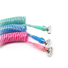 批发儿童绳牵引绳反光便携可伸缩弹簧绳各种规格宝宝安全防护手环