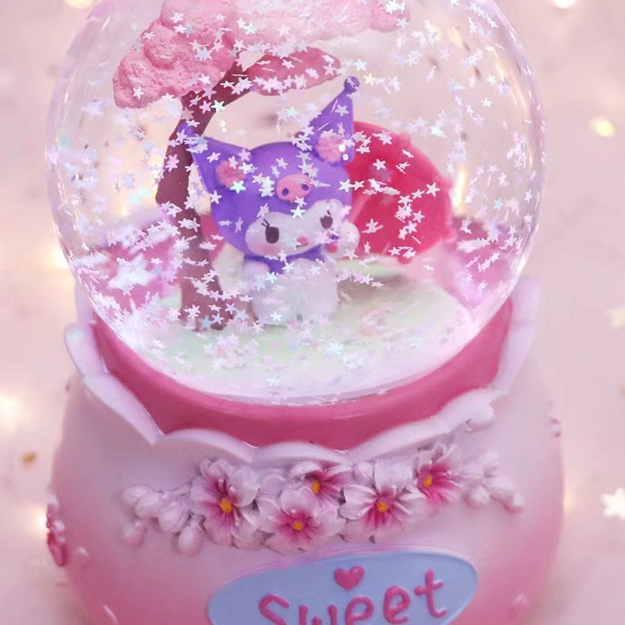 Venta directa de fábrica bola de cristal música caja de música para enviar compañeros de clase niña niña niña regalo de cumpleaños niña princesa día del niño