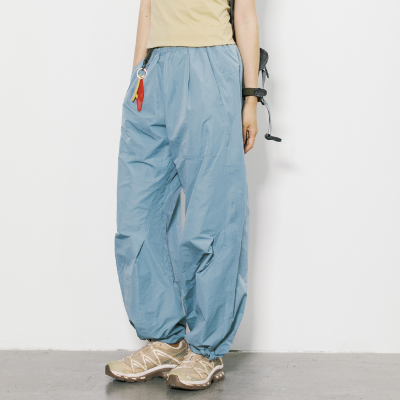 Mountain-Style Outdoor Water-Repellent Quick-Dry Pants Unisex Hiking Windproof Casual Long Pants