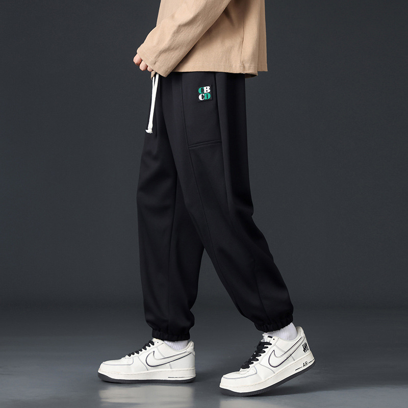 ZhuDi 2023 otoño nuevos pantalones casuales de hombre, pantalones de moda, pantalones deportivos sueltos para hombre