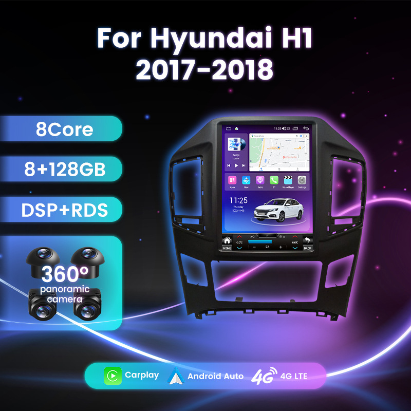 Applicable modern Hyundai H1 2017-2018 Vehicle Multimedia after the Android Bluetooth GPS navigation screen 3