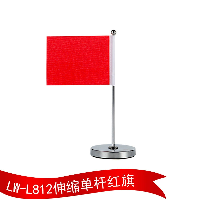 Новые автомобильные аксессуары автомобиль красный флаг украшение выдвижной металлический маленький красный флаг Y-тип флаг конференц-стола