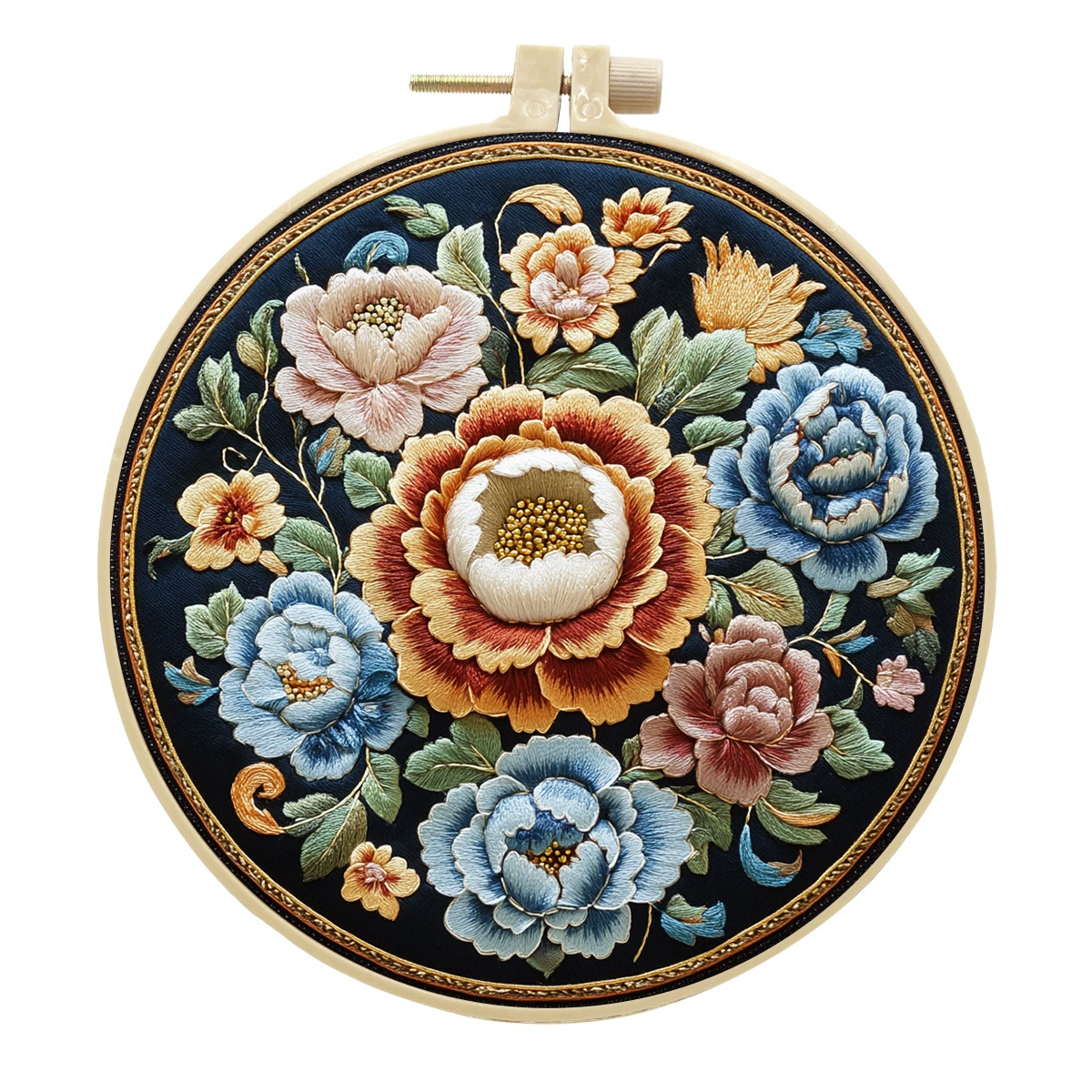 Genuine cloth, creative materials set, handmade, for import, with embroidery, English