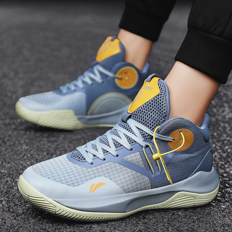 Sonic 9 Basketball Shoes Men's Summer Anti-slip Wear-resistant Shock-absorbing Youth Training Friction Sound Practical Sports Shoes