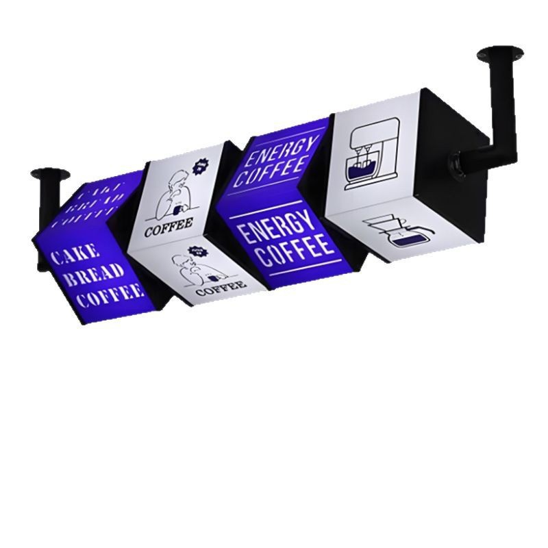 Personalizada caja de lámparas acrílicas rotativas al aire libre publicidad de lámparas colgantes cajas luminantes