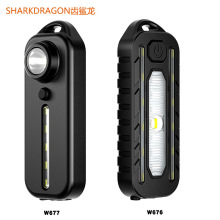 跨境新款自行车尾灯Type-C充电户外便携带笔夹巡逻安全警示灯