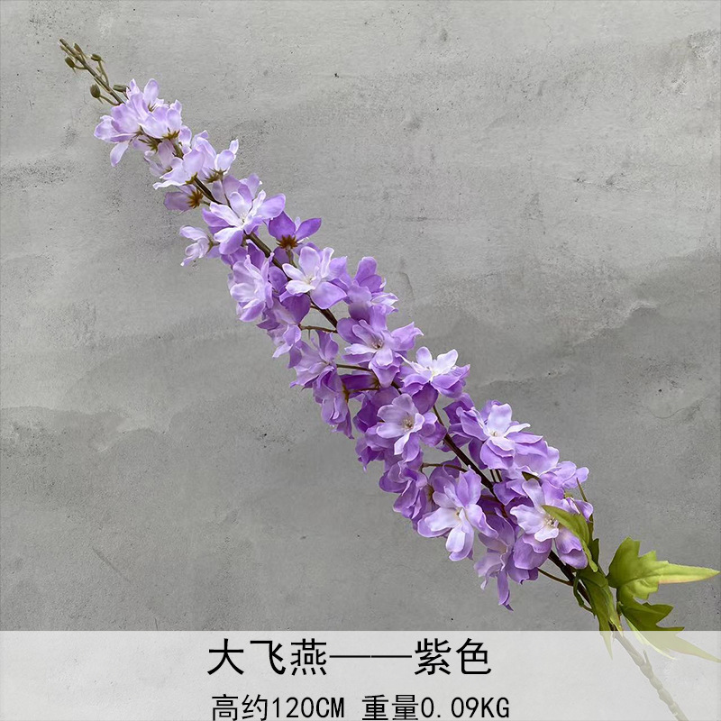 Jacinto Super gran rama mil orquídea salón de bodas arreglo floral decoración alta flor material de Flor Alta rama alta golondrina voladora grande anti-Flor artificial
