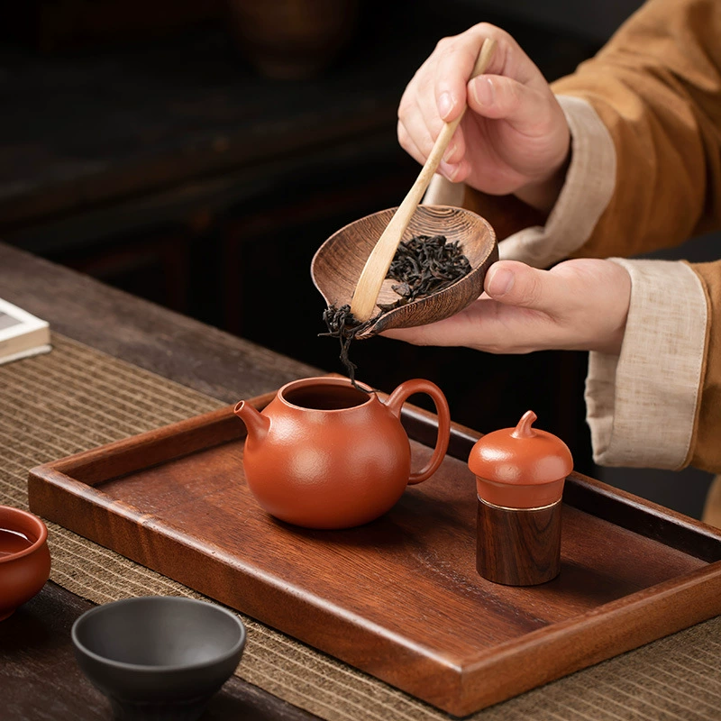 Natural ore, high-end tea set, teapot, tea cup for home use, gift box