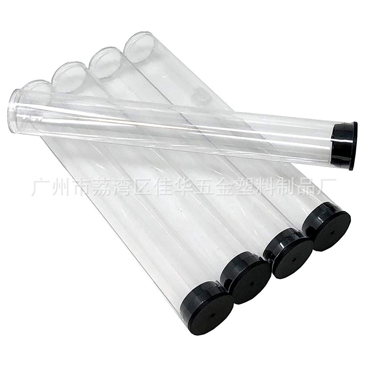 厂家供应15mm直径透明塑料管   PC管两头配盖子