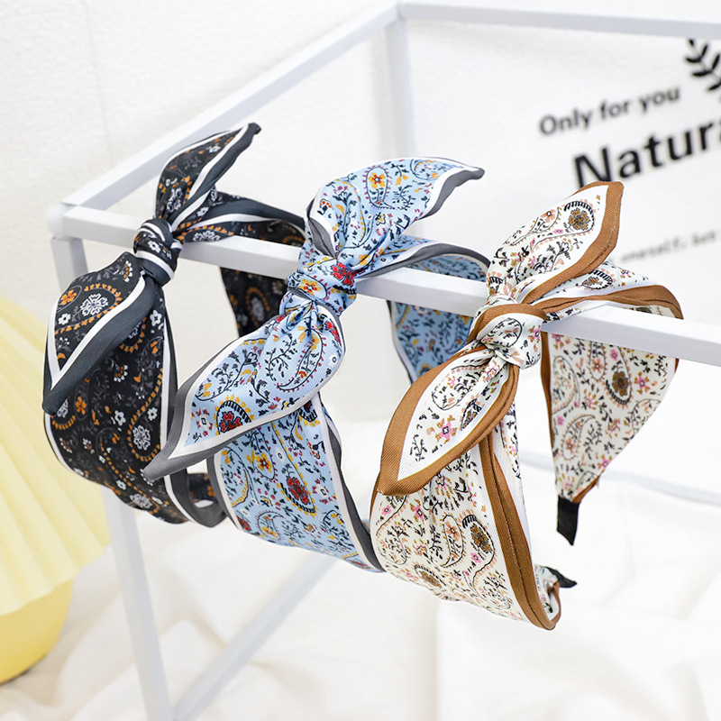 100g Weight Hair Band Hair Accessories Type 1 Piece Quantity Daily Occasion Bow Knot Pattern Women'S Gender Fashion Style Fashion Bow Knot Cloth Hair Band 1 Piece 2