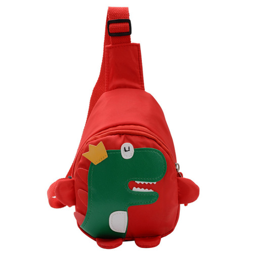 Children's Bag Wholesale New Children's Chest Bag Dinosaur Bag Versatile Children's Crossbody Bag Casual Cartoon Children's Backpack